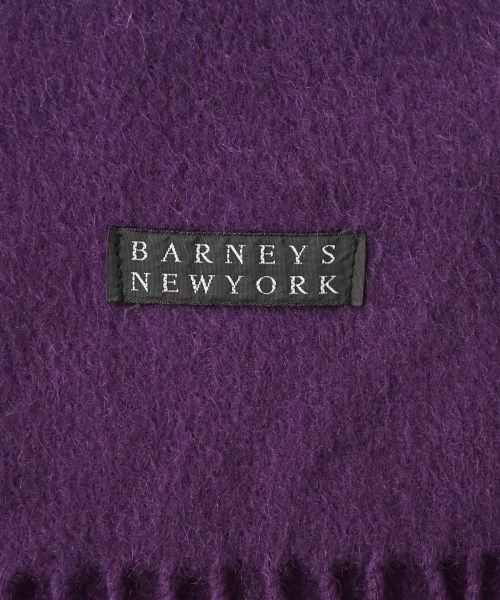 BARNEYS NEWYORK（バーニーズニューヨーク）マフラー 紫 サイズ:- メンズ/2200647407103