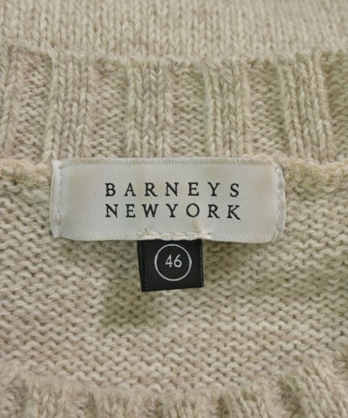 BARNEYS NEWYORK（バーニーズニューヨーク）ニット・セーター ベージュ サイズ:46(M位) メンズ/2200702239045