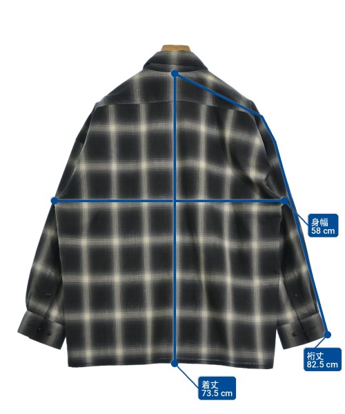 BARNEYS NEWYORK（バーニーズニューヨーク）カジュアルシャツ 黒 サイズ:M メンズ/2200701900199