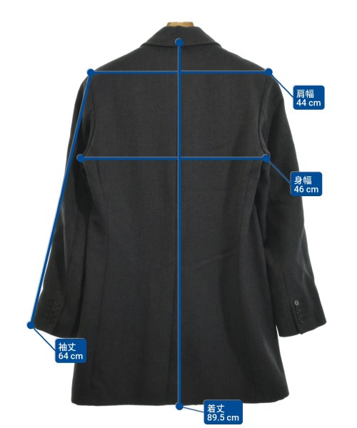 BARNEYS NEWYORK（バーニーズニューヨーク）ステンカラーコート グレー サイズ:46(M位) メンズ/2200660923178