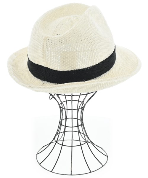 BARNEYS NEWYORK（バーニーズニューヨーク）ストローハット 白 サイズ:F メンズ/2200667026032