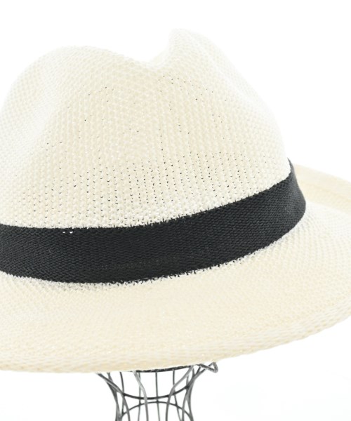BARNEYS NEWYORK（バーニーズニューヨーク）ストローハット 白 サイズ:F メンズ/2200667026032