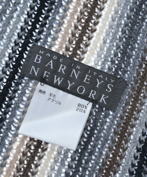 BARNEYS NEWYORK（バーニーズニューヨーク）マフラー グレー サイズ:- メンズ/2200668590051