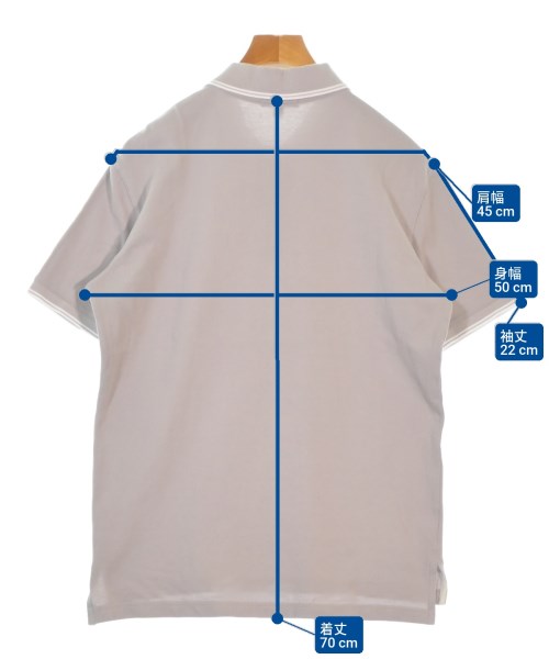 BARNEYS NEWYORK（バーニーズニューヨーク）ポロシャツ グレー サイズ:M メンズ/2200669211139