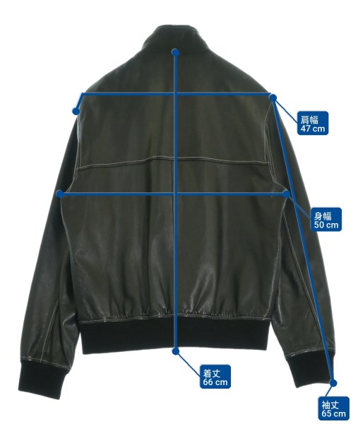 BARNEYS NEWYORK（バーニーズニューヨーク）ライダース 黒 サイズ:50(XL位) メンズ/2200733294020