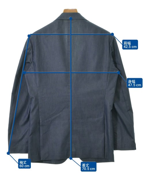 BARNEYS NEWYORK（バーニーズニューヨーク）テーラードジャケット 紺 サイズ:46(M位) メンズ/2200730143062