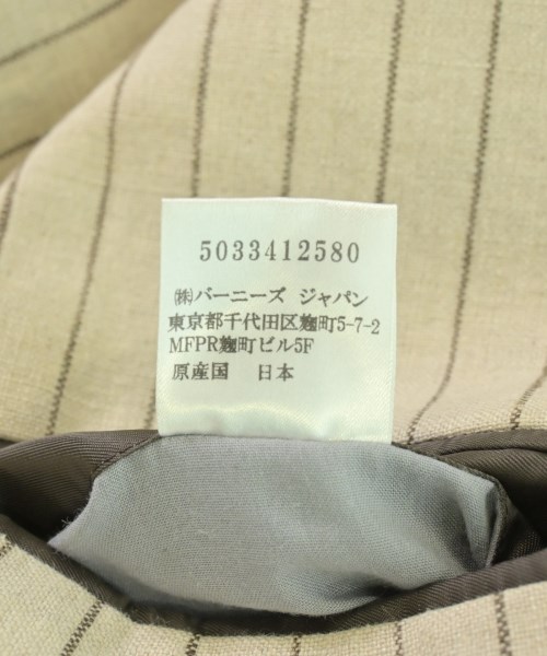 BARNEYS NEWYORK（バーニーズニューヨーク）ジャケット ベージュ サイズ:48(L位) メンズ/2200718900168