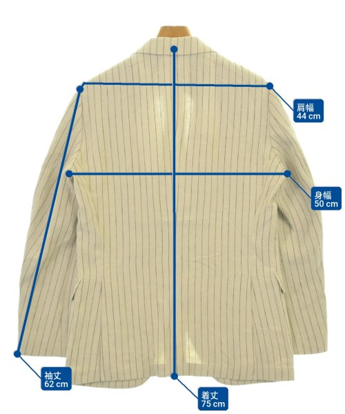 BARNEYS NEWYORK（バーニーズニューヨーク）ジャケット ベージュ サイズ:48(L位) メンズ/2200718900168