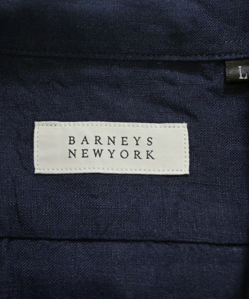 BARNEYS NEWYORK（バーニーズニューヨーク）カジュアルシャツ 紺 サイズ:L メンズ/2200717894192