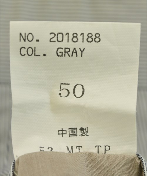 BARNEYS NEWYORK（バーニーズニューヨーク）スラックス グレー サイズ:50(XL位) メンズ/2200682920124