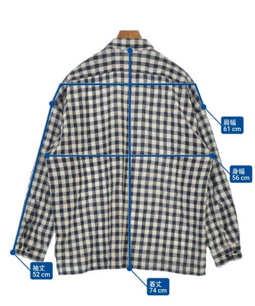 BARNEYS NEWYORK（バーニーズニューヨーク）カジュアルシャツ 紺 サイズ:L メンズ/2200681784031
