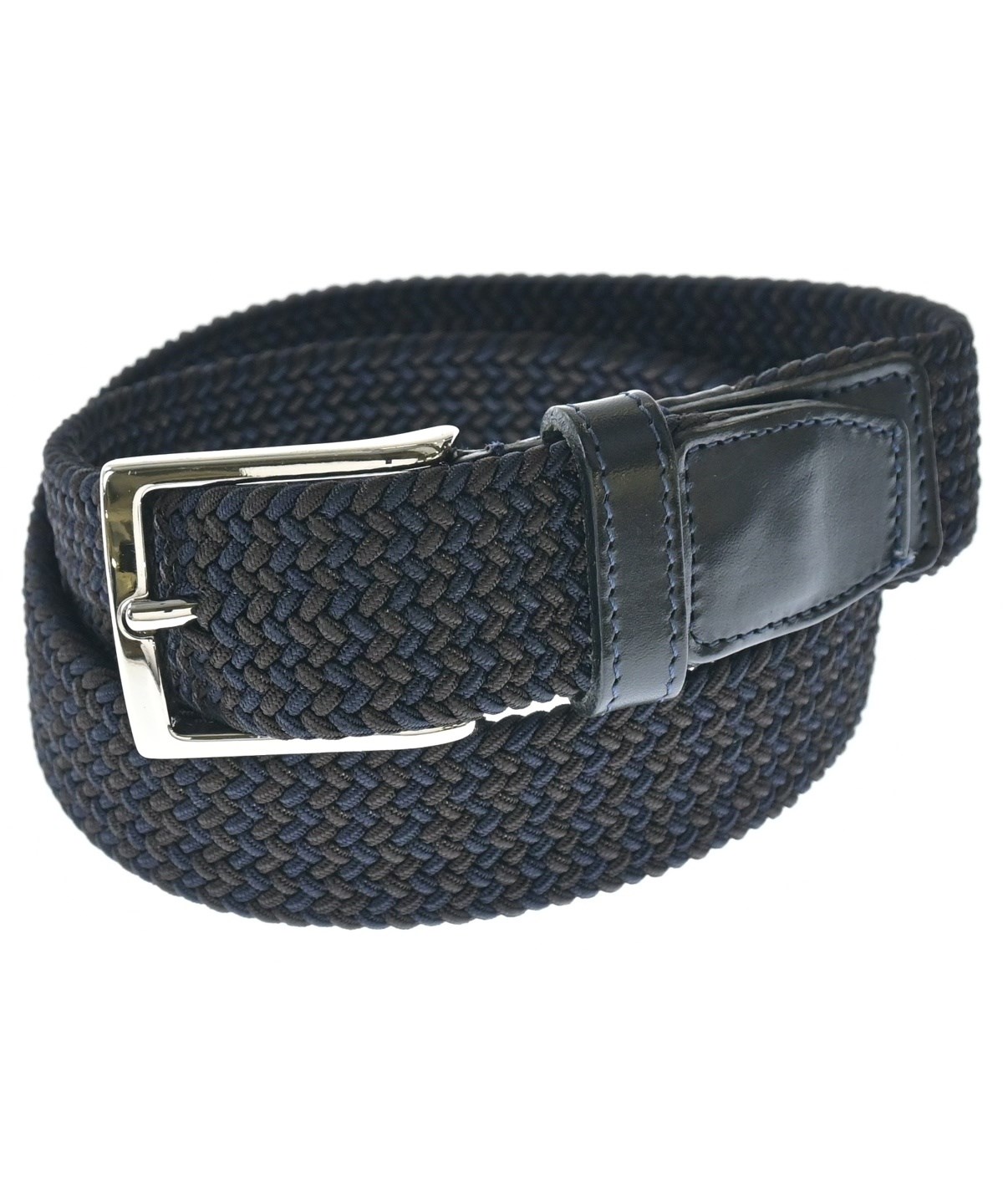 ◎美品 バーニーズニューヨーク 濃紺 中綿ライナー付 ベルト XL 1 BARNEYS NEWYORK（バーニーズニューヨーク）ベルト 紺 サイズ:- メンズ