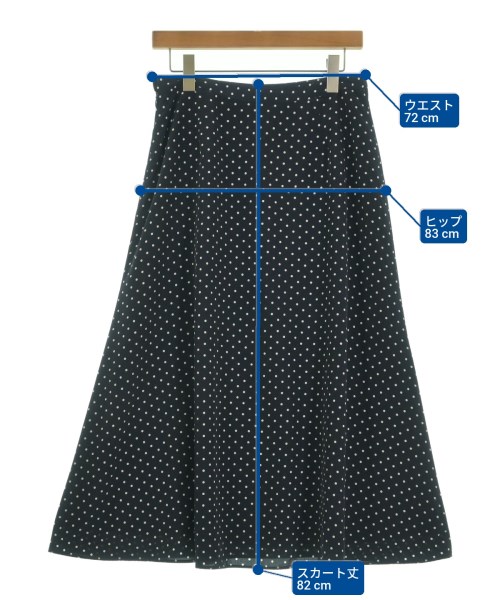 IENA（イエナ）ロング・マキシ丈スカート 紺 サイズ:40(M位) レディース/2200620828154