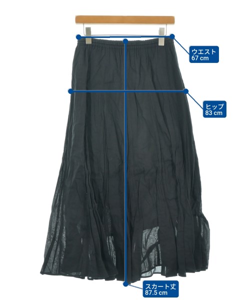 IENA（イエナ）ロング・マキシ丈スカート 黒 サイズ:36(S位) レディース/2200621838046