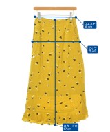 IENA（イエナ）ロング・マキシ丈スカート 黄 サイズ:36(S位) レディース/2200632695058