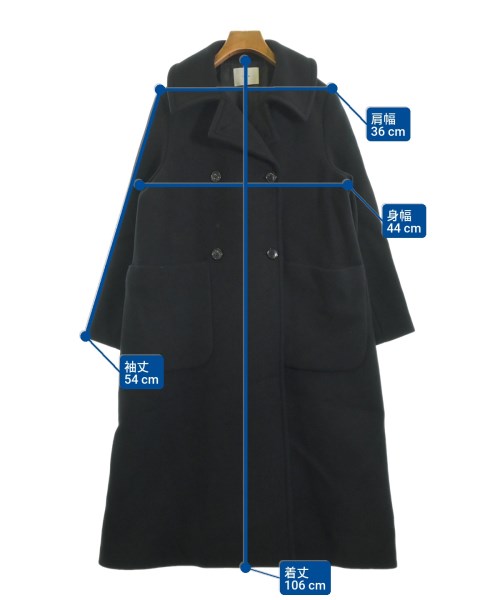 IENA（イエナ）チェスターコート 紺 サイズ:36(S位) レディース/2200635671011