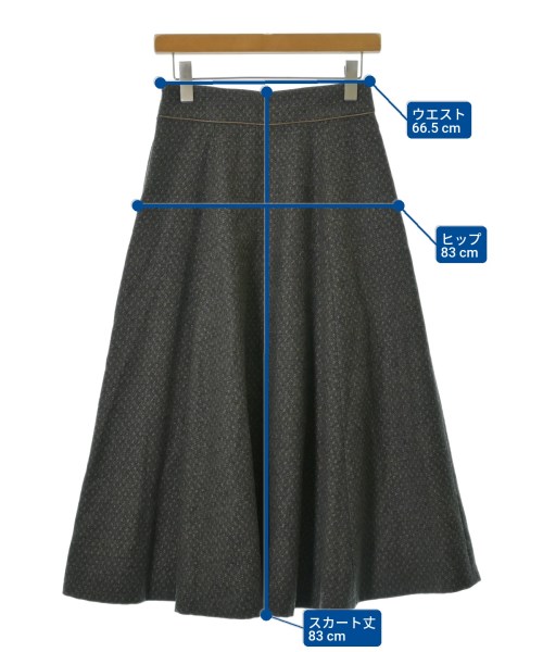 IENA（イエナ）ロング・マキシ丈スカート グレー サイズ:36(S位) レディース/2200636025035