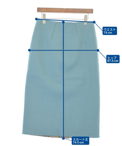 IENA（イエナ）ロング・マキシ丈スカート 青 サイズ:40(M位) レディース/2200621804096