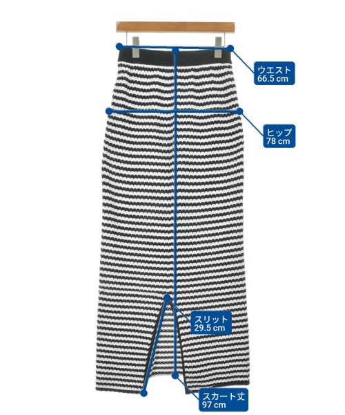 IENA（イエナ）ロング・マキシ丈スカート 白 サイズ:38(M位) レディース/2200634542022