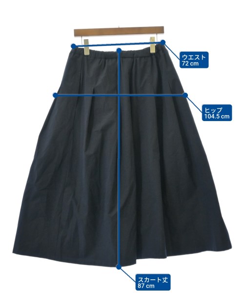 IENA（イエナ）ひざ丈スカート 紺 サイズ:40(M位) レディース/2200624995067