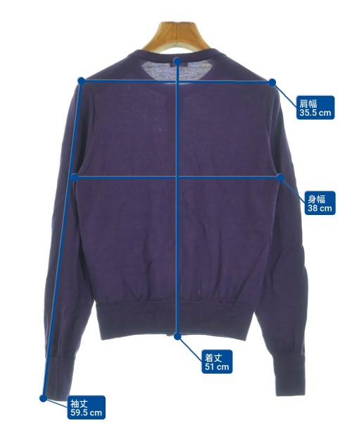 IENA（イエナ）カーディガン 紫 サイズ:-(S位) レディース/2200631248033