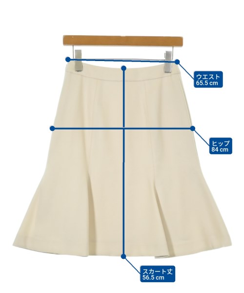 IENA（イエナ）ひざ丈スカート 白 サイズ:36(S位) レディース/2200635843012