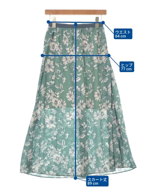 IENA（イエナ）ロング・マキシ丈スカート 緑 サイズ:36(S位) レディース/2200638291049