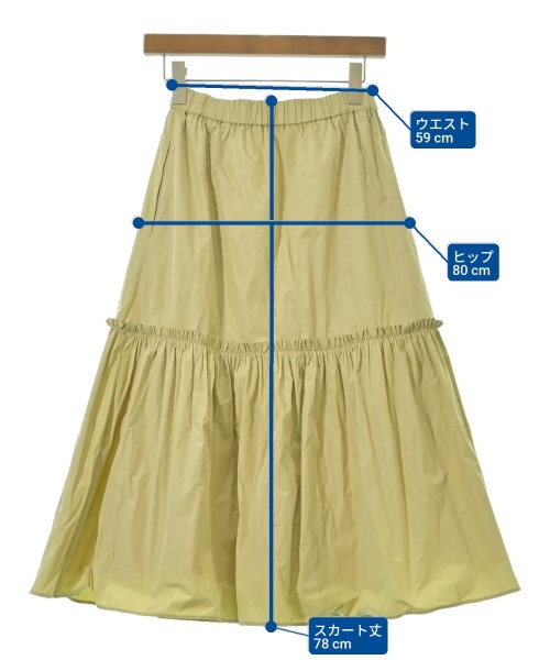 IENA（イエナ）ロング・マキシ丈スカート ベージュ サイズ:34(XS位) レディース/2200634625046