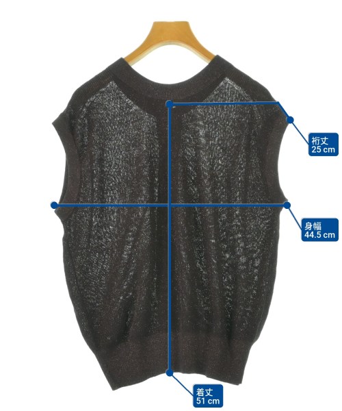 IENA（イエナ）ベスト/ノースリーブ 茶 サイズ:-(M位) レディース/2200624897064