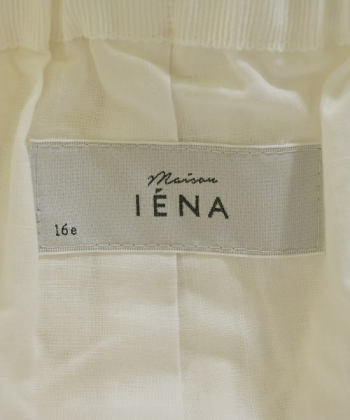 MAISON IENA（メゾンイエナ）クロップドパンツ 白 サイズ:40(M位) レディース/2200626477264