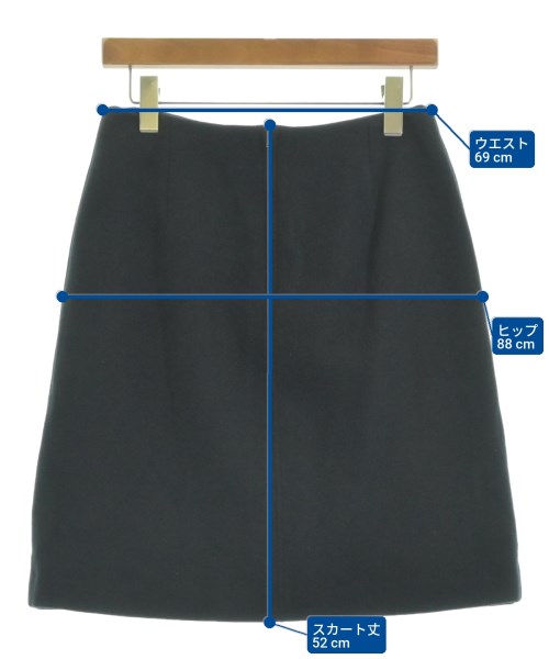 IENA（イエナ）ひざ丈スカート 黒 サイズ:40(M位) レディース/2200626477271