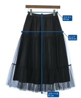 IENA（イエナ）ロング・マキシ丈スカート 黒 サイズ:34(XS位) レディース/2200628001061