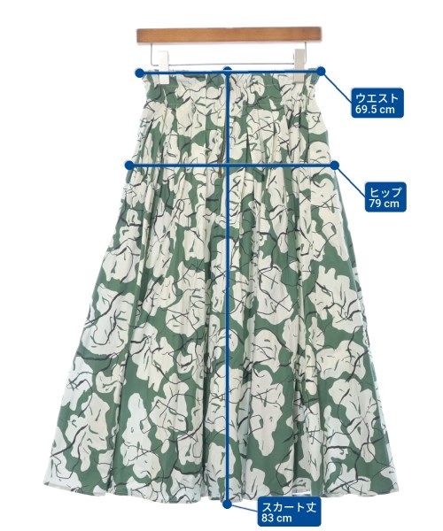 IENA（イエナ）ロング・マキシ丈スカート 緑 サイズ:36(S位) レディース/2200636983526