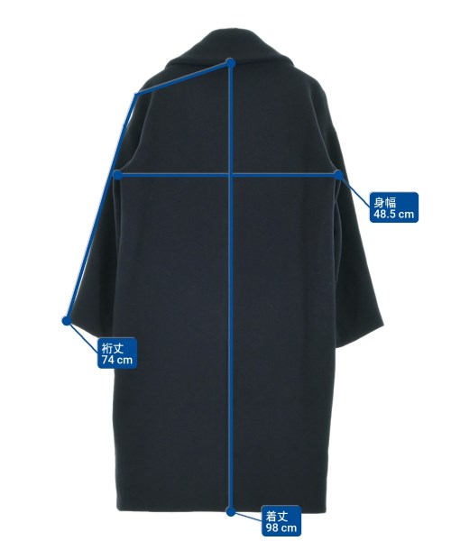 IENA（イエナ）チェスターコート 紺 サイズ:34(XS位) レディース/2200636283046