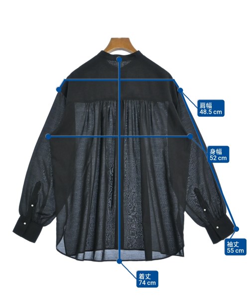 IENA（イエナ）カジュアルシャツ 黒 サイズ:38(M位) レディース/2200640324025