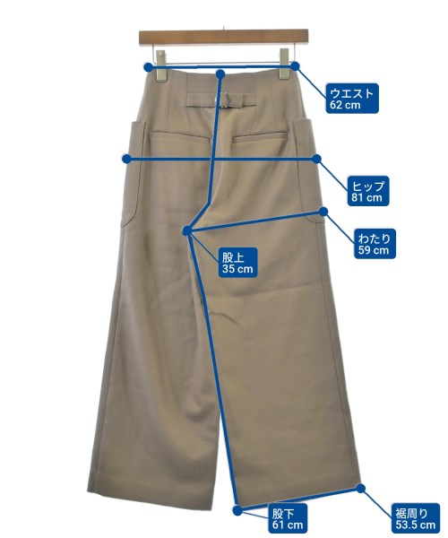 IENA（イエナ）スラックス 茶 サイズ:34(XS位) レディース/2200628777041