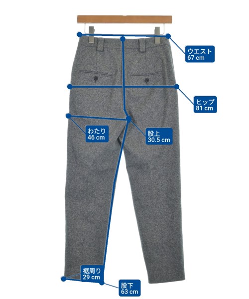 IENA（イエナ）スラックス グレー サイズ:34(XS位) レディース/2200628777058