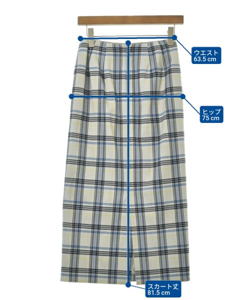 IENA（イエナ）ロング・マキシ丈スカート 白 サイズ:34(XS位) レディース/2200628777096