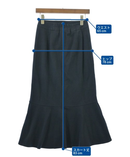 IENA（イエナ）ロング・マキシ丈スカート 紺 サイズ:34(XS位) レディース/2200628777140