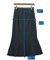 IENA（イエナ）ロング・マキシ丈スカート 紺 サイズ:34(XS位) レディース/2200628777140