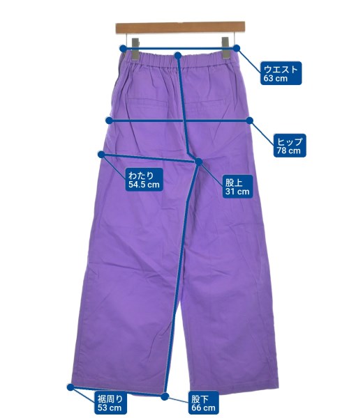 IENA（イエナ）チノパン 紫 サイズ:34(XS位) レディース/2200628777195