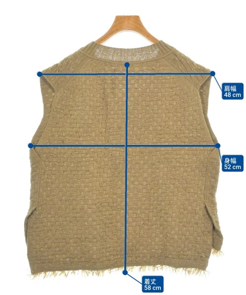 IENA（イエナ）ベスト/ノースリーブ 茶 サイズ:F レディース/2200622404011