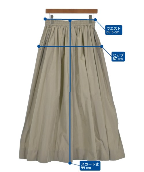 IENA（イエナ）ロング・マキシ丈スカート ベージュ サイズ:38(M位) レディース/2200637497176