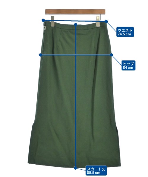 IENA（イエナ）ロング・マキシ丈スカート 緑 サイズ:40(M位) レディース/2200631417163