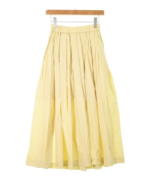 IENA(イエナ)ロング・マキシ丈スカート 黄 サイズ:34(XS位)/2200641668081