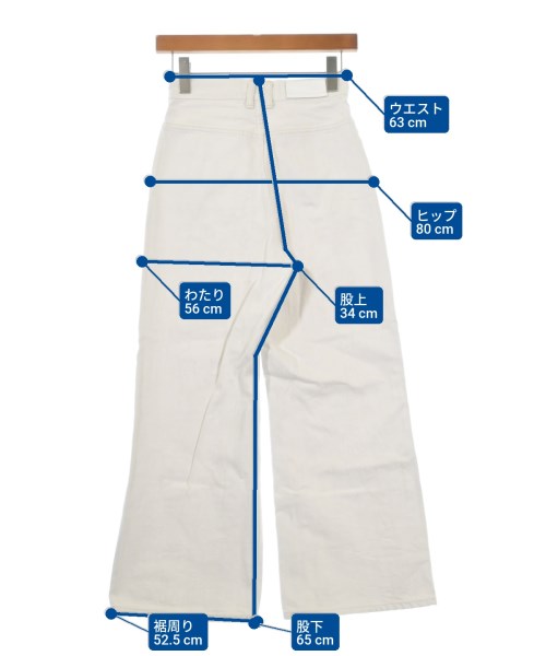 IENA（イエナ）デニムパンツ 白 サイズ:34(XS位) レディース/2200630074060