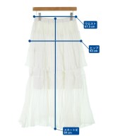 IENA（イエナ）ロング・マキシ丈スカート 白 サイズ:36(S位) レディース/2200642241061