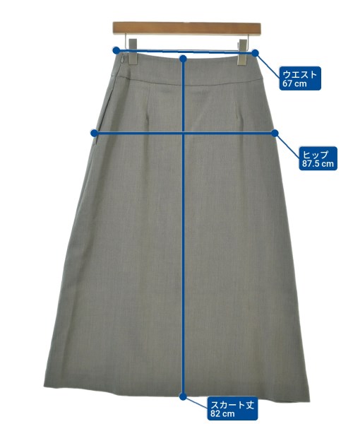 IENA（イエナ）ロング・マキシ丈スカート グレー サイズ:36(S位) レディース/2200632278282