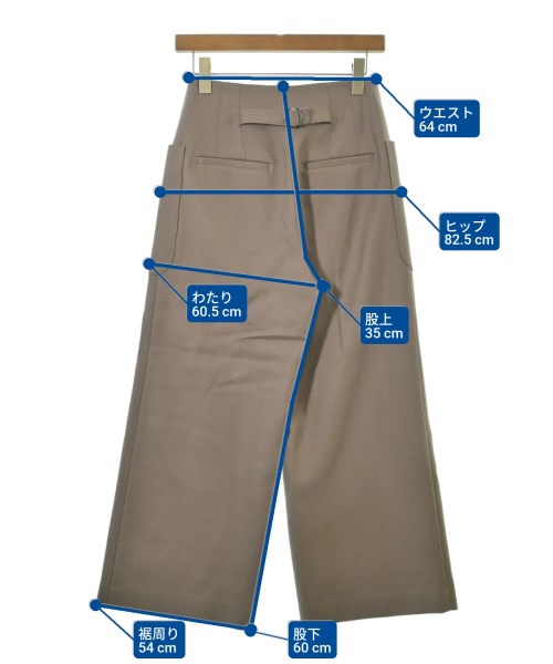 IENA（イエナ）スラックス 茶 サイズ:36(S位) レディース/2200632278336