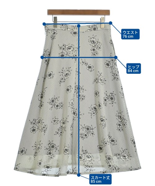 IENA（イエナ）ロング・マキシ丈スカート 白 サイズ:40(M位) レディース/2200642961112